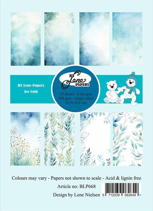 By Lene Ice cold 24 stk 10,5x14,85cm 200g
